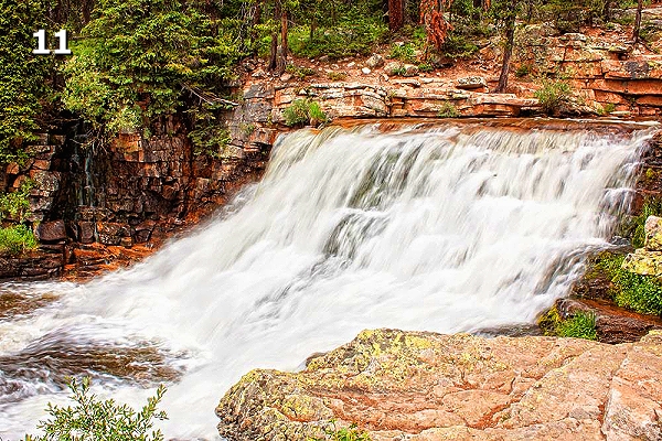 utah waterfall