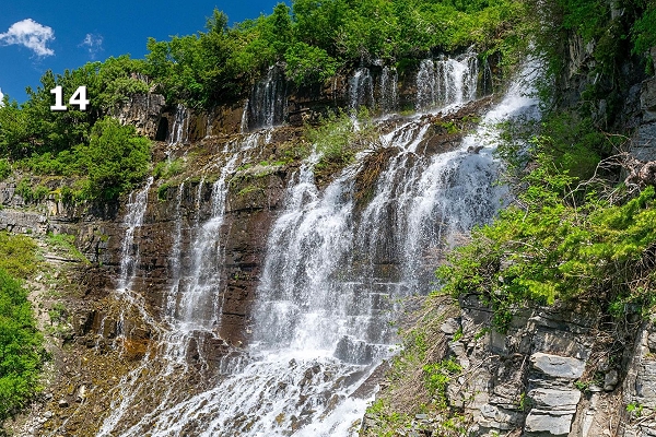 utah waterfall