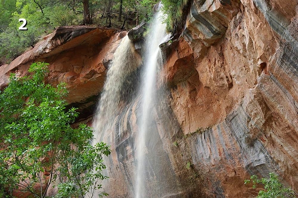 utah waterfall