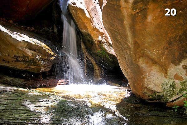utah waterfall