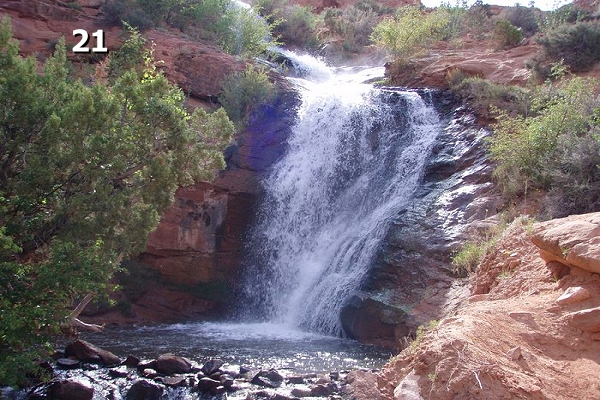 utah waterfall