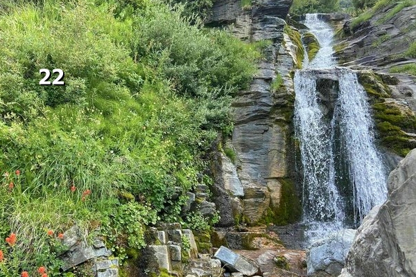utah waterfall