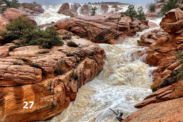 utah waterfall
