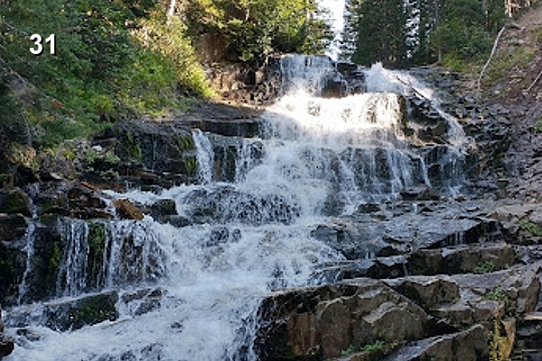 utah waterfall