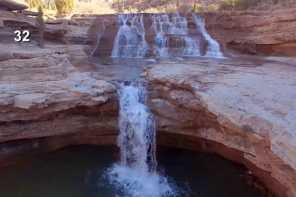 utah waterfall