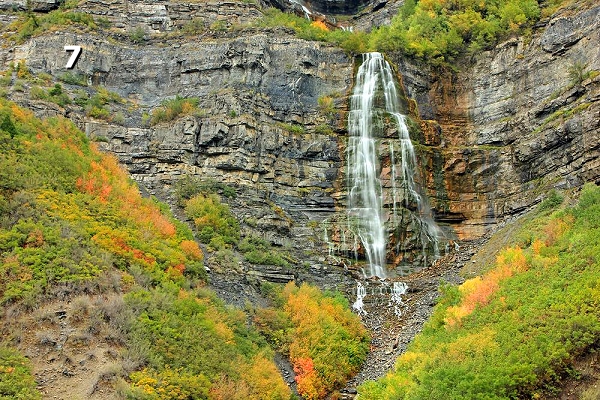 utah waterfall