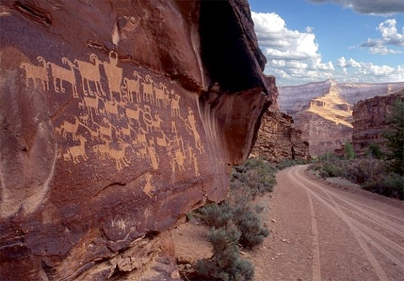 native american petroglyph