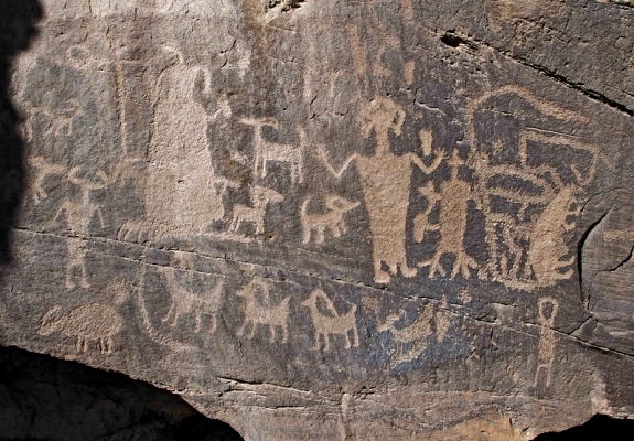native american petroglyph