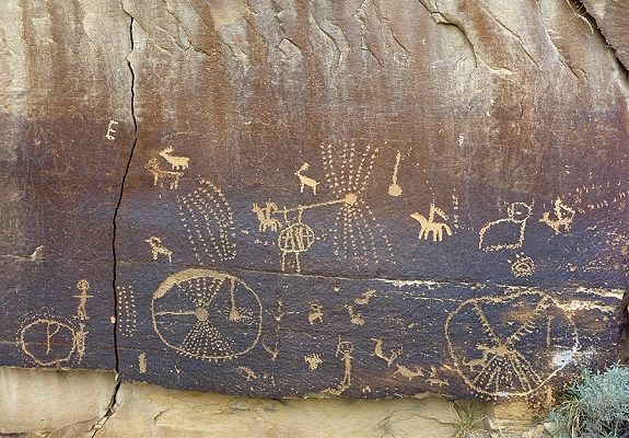 native american petroglyph