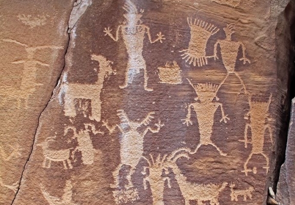 native american petroglyph