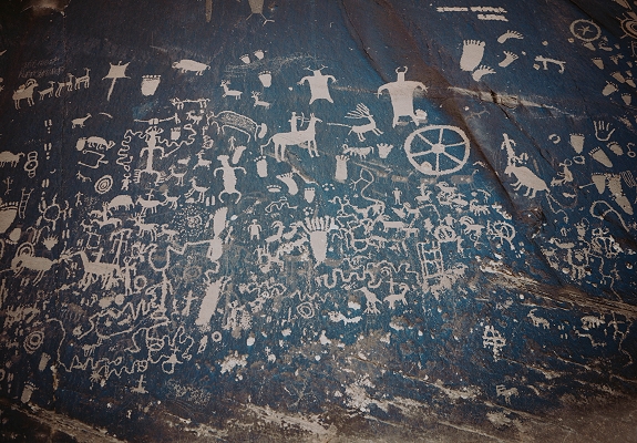 native american petroglyph