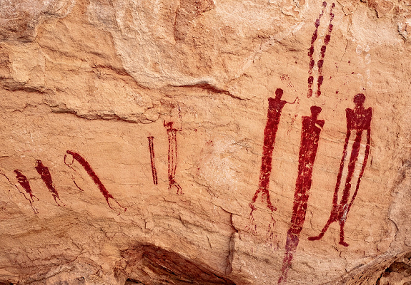 native american petroglyph