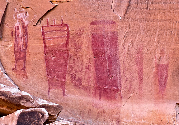 native american petroglyph