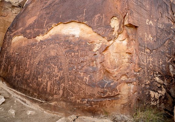 native american petroglyph