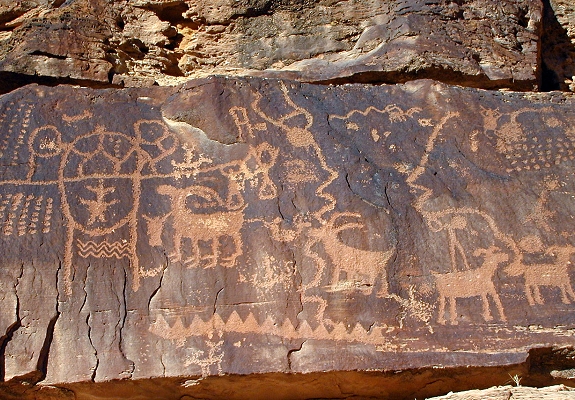 native american petroglyph